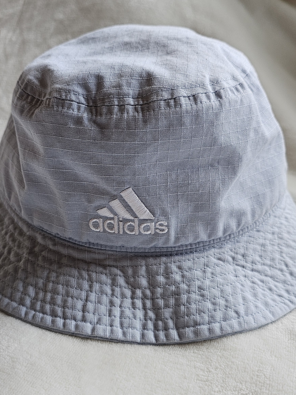 Adidas Aero Ready Light Blue Bucket Hat with Embroidered Logo